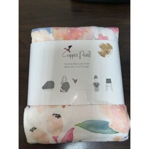 NEW Copper Pearl Bloom 5 in 1 Multi Use Cover Nursing Car Seat Shopping Cart